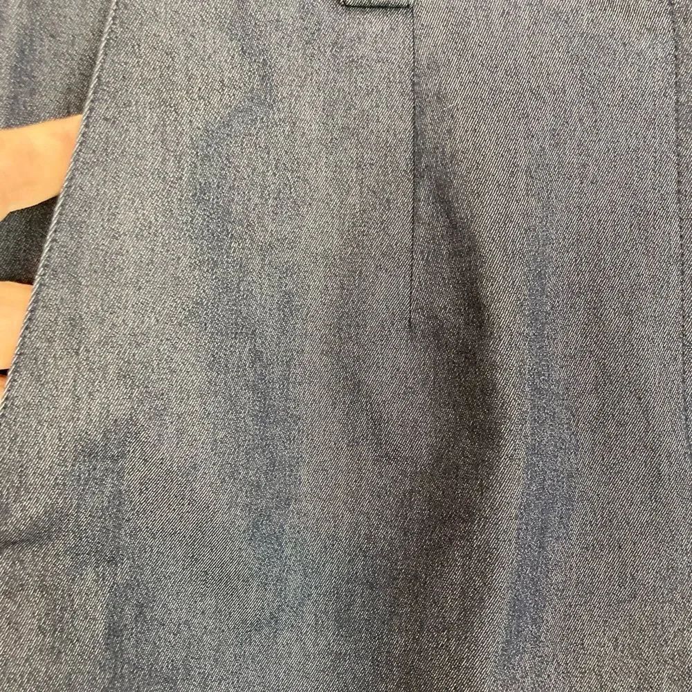 Talbots NWOT dark chambray high waist slim trousers - Picture 9 of 10